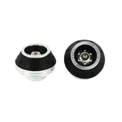 Universal Motorcycle Wheel Protection Crash Pad Motorbike Crash Protectors(2Pcs Silver) - color: 2Pcs Silver
