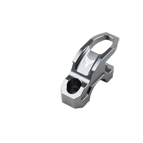 Motorcycle CNC Aluminum Brake Master Cylinder Holder Clamp Bracket Bag Hook Helmet Hanger Compatible with MT 03 07 09 MT-07 MT-09 - size: Titanium