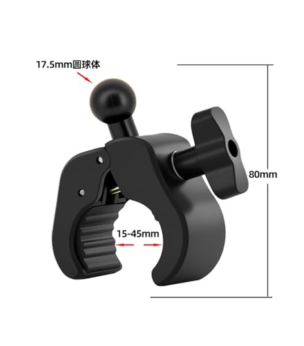 Adjustable Marine Motorcycle Bike Mount Handlebar Mount Compatible with Garmin Drive 53 52 51 60 61 GPS Navigator/Garmin DriveSmart 55 71 66 76 65 / RV 795 / dezl OTR610 OTR720 OTR710 OTR500