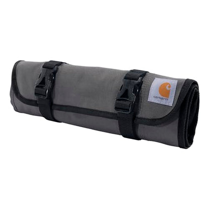 Carhartt Utility Roll Organizer, Durable, Water-Resistant Tool Roll, Gravel, 18 Pocket - color: Gravel, size: 18 Pocket