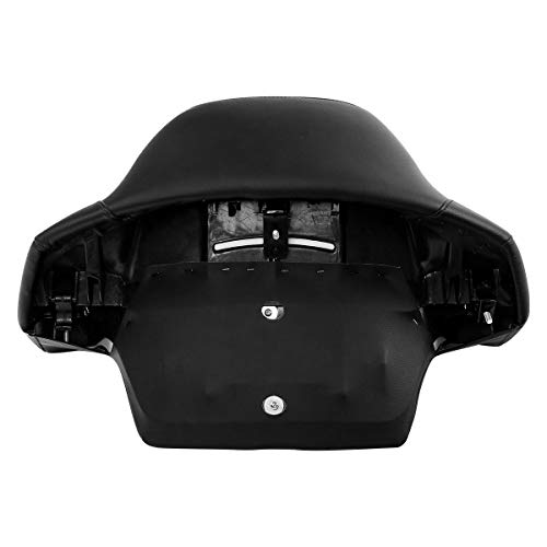 C.C. RIDER Wrap Around King Tour Trunk Backrest fit for Harley Touring Road King Street Glide Road Glide Electra Glide 2014-2024 - color: Passenger Backrest 23#Black