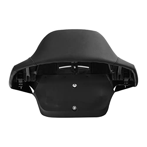 C.C. RIDER Wrap Around King Tour Trunk Backrest fit for Harley Touring Road King Street Glide Road Glide Electra Glide 2014-2024 - color: Passenger Backrest 16#Orange Stitching