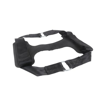 MOTO4U Universal Motorcycle Rear Wheel Tie Down Strap in Upgrade Black - color: Upgrade Black