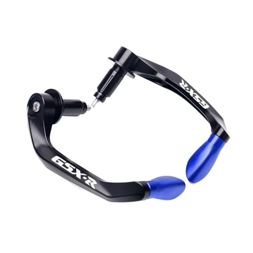 Handlebar Protector Motorcycle for SU&ZUKI GSXR 600 750 1000 K3 K4 K5 K6 K7 K8 Motocycle Handlebar Handle Grips Bar Ends Brake Clutch Levers Guard Protector - color: B blue