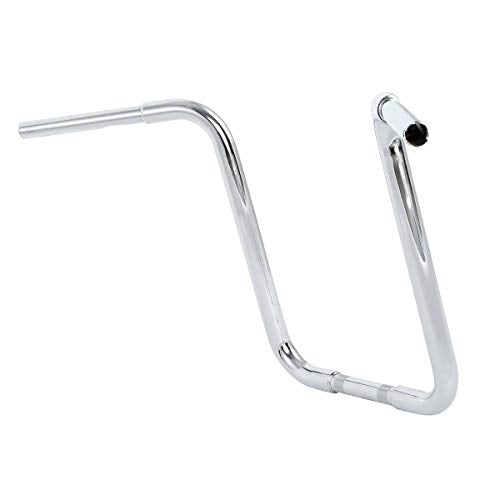 Green-L 1 1/4" Ape Hanger 18" Rise Handlebars Fit for Harley Sportster XL883 XL1200 Softail FLST FXST Custom Motorcycle 1.25" Handle Bar - size: 18" Rise, style: Style B Chrome