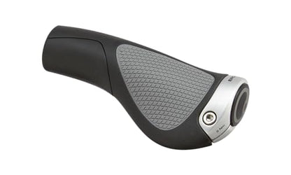 Ergon GP1 Mountain Bike Grips, Black/Gray, Rubber - size: Large