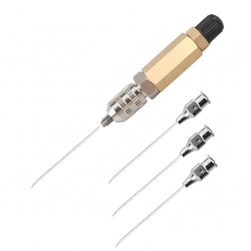 Nitrogen Needle Valve Kit with 4PCS Needle Head Schrader Adapter Shock Absorber Charging Tool Compatible with RZR's Arctic Cat Fox KYB Ohlins Snowmobile UTV Self-Sealing Valve Refill Accessory