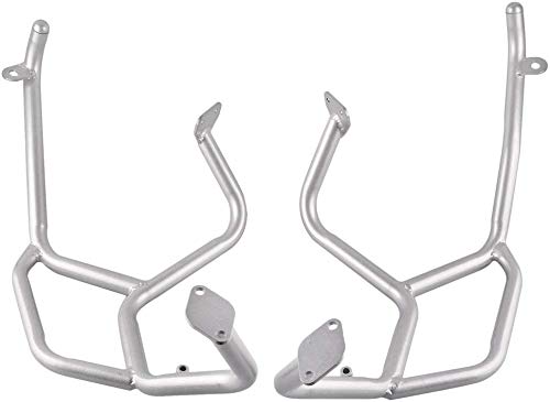 Motorcycle Engine Guard Upper Crash Bar Protector Compatible with BMW F800GS F700GS F650GS 2008 2009 2010 2011 2012 2013 2014 2015 2016 2017 Silver - color: Silver