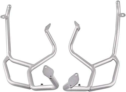 Motorcycle Engine Guard Upper Crash Bar Protector Compatible with BMW F800GS F700GS F650GS 2008 2009 2010 2011 2012 2013 2014 2015 2016 2017 Silver - color: Silver