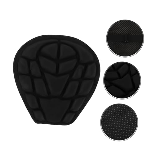 Cabilock 3D Shock Absorption Motorcycle Seat Cushion Pad Cover Universal Electric Bike Seat Pad for Long Rides Breathable and Heat-Resistant Design Suitable for Seasons