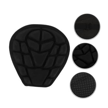 Cabilock 3D Shock Absorption Motorcycle Seat Cushion Pad Cover Universal Electric Bike Seat Pad for Long Rides Breathable and Heat-Resistant Design Suitable for Seasons