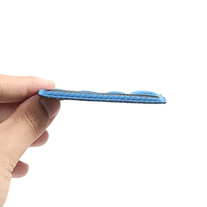 6PCS Chin Pads Foam Pad Set Strap Padding Replacements Universal Cushion Mats for Cycling Bike Bicycle Motorcycle Road Racing Riding Helmet - color: Blue 6PCS