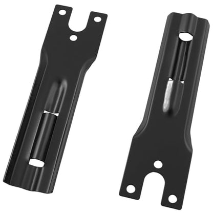 TAODAN 2PCS Bicycle Flag Pole Fleet Advertising Safety Car Flag Metal Pole Bicycle Flag Holder L Shape Flag Pole Mounting Bracket for Motorcycle Dirt Bike Flag Bracket Accessories Black