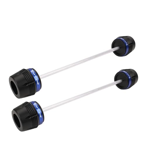 Motorcycle Body Frame Slider MT07 MT09 MT03 Crash Slider For YA&MAHA MT 07 09 03 2014-2024 2025 Motorcycle Accessories Front Rear Wheel Axle Fork Protector - color: Front Rear Blue-MT03