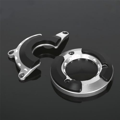 Monkey125 Left Right Engine Cover Protector Slider Compatible with Monkey 125 2022-2024 JB03 3D CNC Motorcycle Engine Crankcase Guard (Silver) - color: Silver