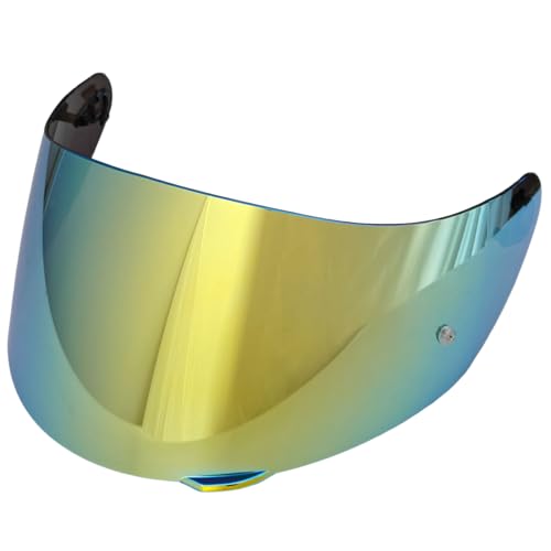 K1 Helmet shield Replacement,K5 Motorcycle Helmet Visor Compatible with K1 K1S K3SV K5 K5S(Revo Deep Gold) - color: Revo Deep Gold