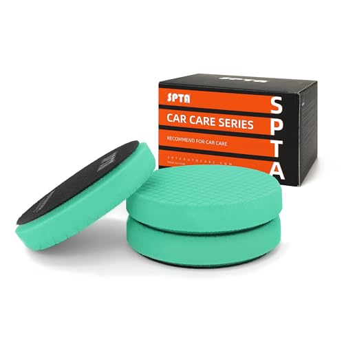 Green T120 Heavy-Cut Foam Polishing Pad, 3Pc 5.5 Inch Buffing Polishing Pads for 125mm Backing Plate Compound Buffing Sponge for Car Buffer Polisher Compounding, Polishing and Waxing -FPTSS5G-3 - color: 3Pcs Green T120 Heavy Cut, size: 5.5inch