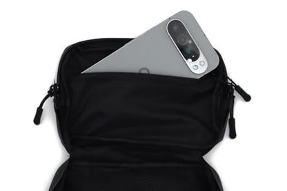 Havoc Racing Bar Bag - Universal Handlebar Bag for Motorcycles, Dirt Bikes, ATVs, UTVs - Fits Goggles, Phone, Tools -8"x5"x2" - color: Black