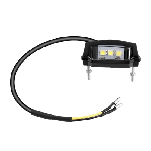 Motorcycle License Plate Light 12V,Shockproof & Sealing LED License Plate Light Bar for Illuminating Licenses Plates,Universal Motorcycle Tail Lights as Motorcycles Lights