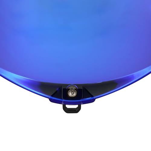 K6 Helmet Shield Visor Replacement Face Shield Compatible with K6 K6S Motorcycle Helmet Accessories (Chrome Blue) - color: Chrome Blue