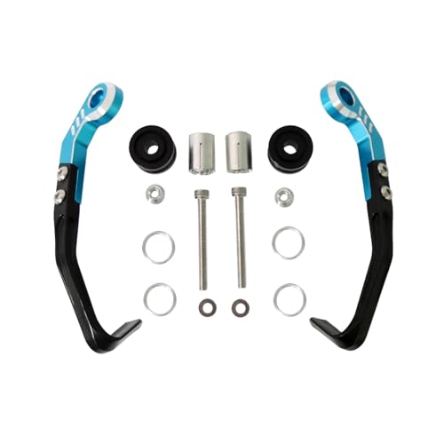 Motorcycle Brake Lever Guard Protection Brake Clutch Lever Protector Handlebar Handguard Kit for Yamaha for YZF-R1/For R1M R3 R6 R7 R9,Easy to Install - color: Blue-B