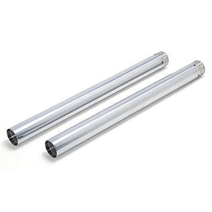 TOFR 49mm Fork Tubes for Harley Touring 14-20 FLHT FLTR FLHR FLHX Street Glide Electra Glide Road King Road Glide 45500113 37Mn5 Steel - color: Silver