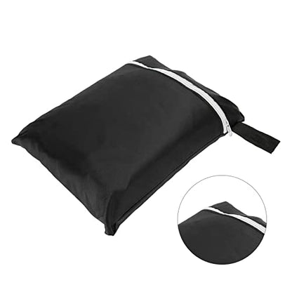 Scooter Covers Moped Cover Motorcycle Prevent Rain Sun for Any Season and Weather with Holes Black 55.1"x25.9"x35.8"