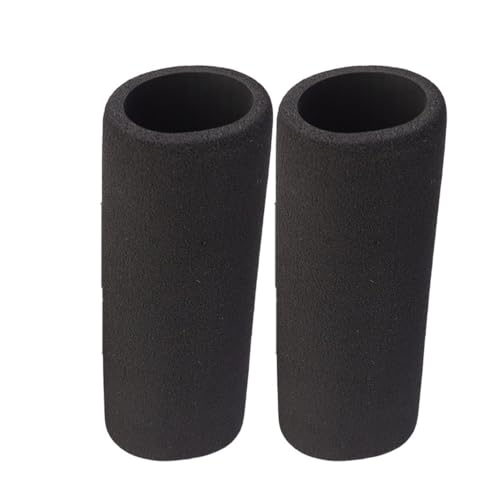 Motorcycle Grips Handlebar Cover Grips 8/4/1PCS Foam Anti-Slip Moto Handle Levers Grips Motorcycle Handlebar Cover Anti Vibration Comfort Grip Sleeve - color: Black A