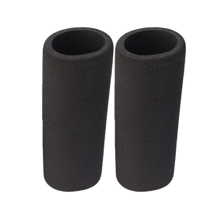 Motorcycle Grips Handlebar Cover Grips 8/4/1PCS Foam Anti-Slip Moto Handle Levers Grips Motorcycle Handlebar Cover Anti Vibration Comfort Grip Sleeve - color: Black A