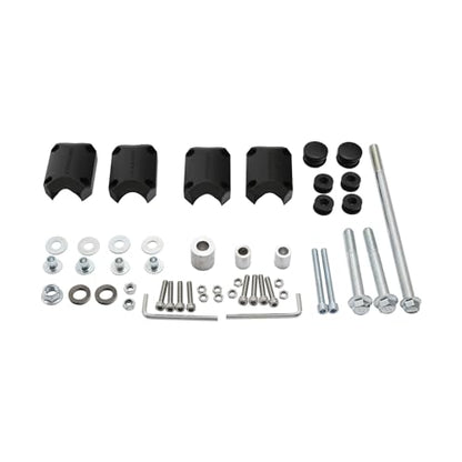 TCT-MOTORPARTS Matte Black Engine Guard Crash Bar Upper Lower Engine Bar Protector Fit For Honda CB500X ABS 2019-2023 CB400X 2021 - color: Matte Black