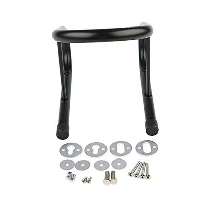 TCMT 6.5" Black Motorcycle Tire Wheel Chock Removable Cycle Trailer Scooter