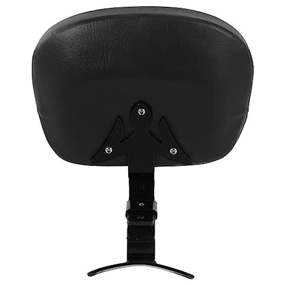SLMOTO Motorcycle Rider Backrest Pad Driver Sissy Bar Pad For Harley Touring CVO Road King Street Glide Road Glide Electra Glide 2009-2023 Black Black - color: Rider Backrest Style B Black