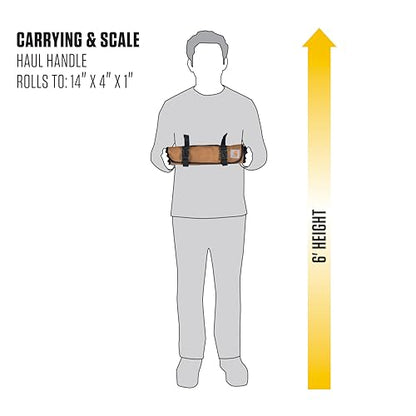 Carhartt Utility Roll Organizer, Durable, Water-Resistant Tool Roll, Gravel, 18 Pocket - color: Gravel, size: 18 Pocket