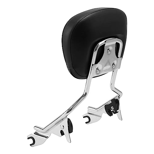 Chrome Detachable Passenger Backrest Sissy Bar Upright w/ 2 Up Luggage Rack Fits for Harley Touring Road King Street Road Electra Glide 2009-2025 2021 2021 2018 - color: Chrome #3