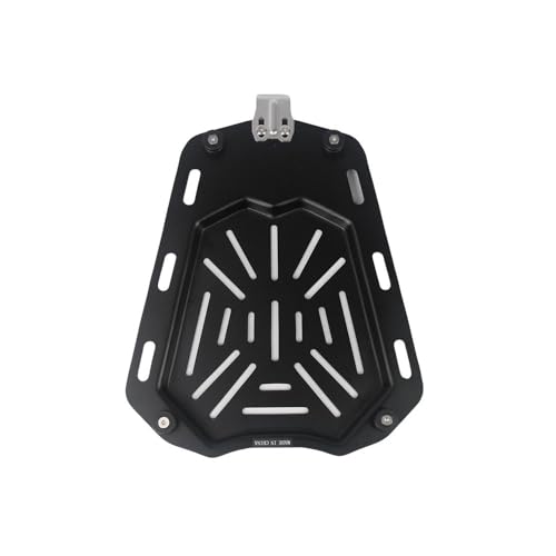 Motorcycle Rear Luggage Rack Motorcycle Rear Luggage Box Bracket Plate Trunk Boot Quick Release Base Shelf Holder Toolbox Carrier - color: 55L Stainless Steel