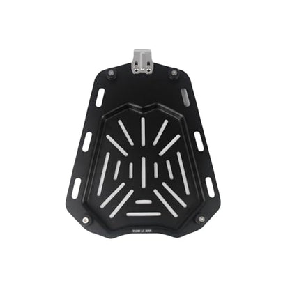 Motorcycle Rear Luggage Rack Motorcycle Rear Luggage Box Bracket Plate Trunk Boot Quick Release Base Shelf Holder Toolbox Carrier - color: 36L Iron