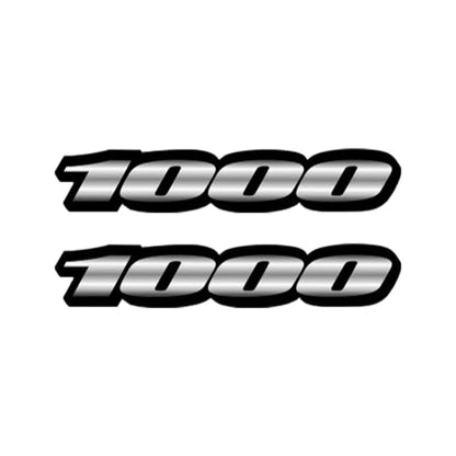 Motorcycle Reflective Vinyl Fairing Sticker Decal for GSXR1000 (Grey) - color: Grey