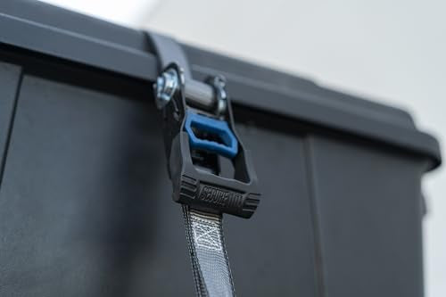 Secure Tite 4-Pack Ratchet Straps, 1' x 12', Vinyl Coated S-Hooks, 500 lbs WLL, 1500 lbs BS
