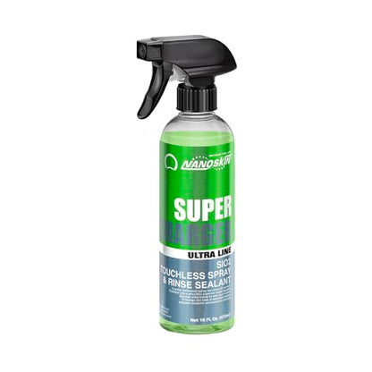 Nanoskin Ultra Line SUPER CHARGER SiO2 Touchless Spray-On/Rinse-Off Sealant 16 oz - Car Wash Paint & Glass Spray for Car Detailing | Safe for Cars, Trucks, Motorcycles, RVs & More | 100:1 Dilution - size: 16 Fl Oz (Pack of 1)