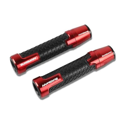 Generic Grip for Suzuki Burgman 650 2006 2007 2008 2009 2010 2011-2020 Motorcycle Accessories 7/8#34;22mm Handle Grips Handlebar Grip Ends Plug Handlebar Cover - color: Rood