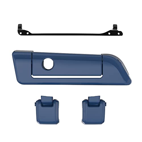 Moto Onfire Billiard Blue Harley Tour Pack Latches Hinges Fit for AB Harley/Davidson Touring Razor Chopped King Tour Pak - color: Billiard Blue