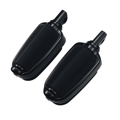 Motorcycle Highway Pegs Passenger Slipstream Footpegs Male Mount Foot Rest Pedal Fit Harley Touring Street Glide Road King Road Electra Glide Sportster Dyna Softail - style: Style-F-Black