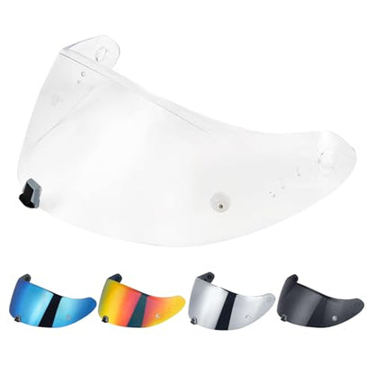 T520 Visor Full Face Helmet Shield Compatible with T520/ ST1400/ R1 Air Motorcycle Replacement Accessories (Clear) - color: Clear