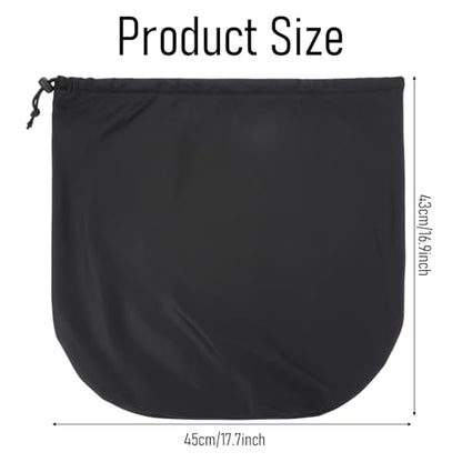 Helmet Protection Storage Bag, Black Large Capacity Light Weight Drawstring Bag Motorcycle Helmet Bags Folding Sport Travel Bags for Sport Riding Travel