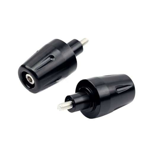 End Plugs Sliders Motorcycle Handlebar Bar End Cap for K&AWASAKI Z 650 Z650 2017-2022 Accessories Handle Bar Ends Weights Protectors Safety - color: Black
