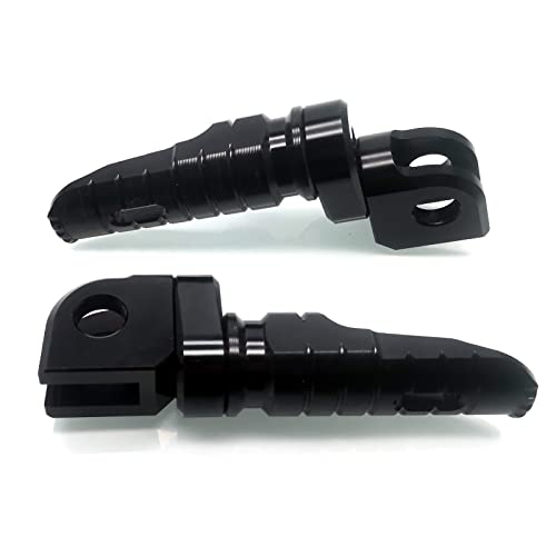 MZS Motorcycle Foot Pegs, Double Adjustable Front Rider Footpegs Footrest Rest Pedal Black Compatible with EX250 EX300 EX400 EX650 Z125 Z400 Z650 Z750 Z800 Z900 Z900RS Z1000 Z1000SX ZX6R ZX10R ZX14R - size: EX250 EX300 EX400 EX650 Z125 Z400 Z650 Z750 Z800