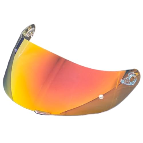 K1 Helmet shield Replacement,K5 Motorcycle Helmet Visor Compatible with K1 K1S K3SV K5 K5S(Revo Clear Red) - color: Revo Clear Red