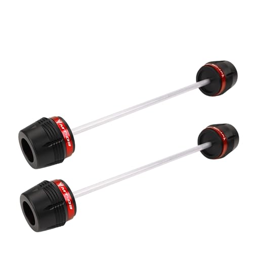 Motorcycle Body Frame Slider MT07 MT09 MT03 Crash Slider For YA&MAHA MT 07 09 03 2014-2024 2025 Motorcycle Accessories Front Rear Wheel Axle Fork Protector - color: Front Rear Red-MT03