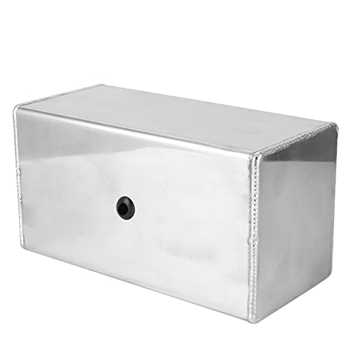 Windscreen Washer Bottle, KIMISS Intercooler Aluminium Welded 2L Polished Intercooler Spray Polished Universal for Car Parts
