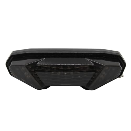 Taillight - Integrated LED Tail Brake Turn Signal Light Compatible with YAMAHA FZ09 FJ09 MT09 Tracer 900/9/GT MT10 FZ10 (Black) - color: Black